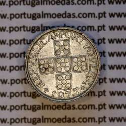 Portugal, aluminum coin of 10 centavos 1977 Portuguese Republic, (VF), World Coins Portugal KM 594