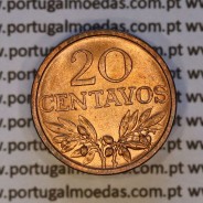 20 centavos 1970 bronze Republica Portuguesa, (Soberba), World Coins Portugal KM 595