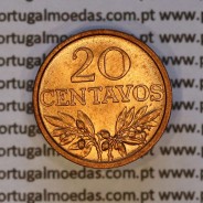 20 centavos 1971 bronze Republica Portuguesa, (Soberba), World Coins Portugal KM 595