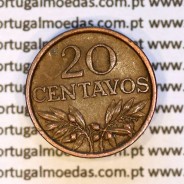 20 centavos 1972 bronze Republica Portuguesa, (MBC), World Coins Portugal KM 595