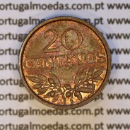 20 centavos 1973 bronze Republica Portuguesa, (Bela), World Coins Portugal KM 595