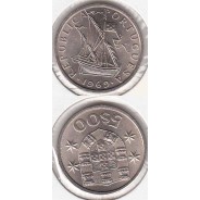 Portugal, coin of 5 Escudos 1969, 5$00 Escudos 1969 Copper-Nickel Portuguese Republic, World Coins Portugal KM 591