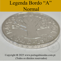 50$00 Escudos 1971 Banco de Portugal, 50 Escudos 1971 prata Banco de Portugal, Legenda bordo normal, (Bela), KM601 03