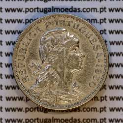 Cape Verde coin 50 Centavos 1930 alpaca, "$50" cents alpaca 1930, Former Portuguese colony, (VF), World Coins Cape Verde KM 4