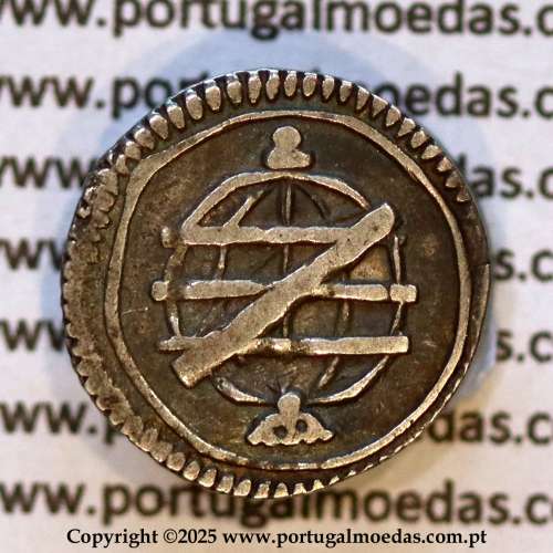 Portugal, silver coin of Vintém or 20 Réis of D. João V (1706-1750), with Serrated Edge, (VF+/AU), World Coins Portugal KM 330 b
