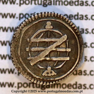 Vintém Prata D. João V (1706-1750), bordo com serrilha ou encordoado, (MBC+/Bela), Alberto Gomes J5.37.01, World Coins KM 330 b