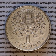 1 Escudo 1931 Alpaca, 1$00 1931 alpaca Republica Portuguesa, (MBC), World Coins Portugal KM 578