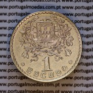 Portugal, coin of 1 Escudo 1931 Nickel brass (Alpaca) of the Portuguese Republic, (VF+), World Coins Portugal KM 578