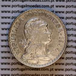 Portugal, coin of 1 Escudo 1944 Alpaca of the Portuguese Republic, (VF+/XF), World Coins Portugal KM 578