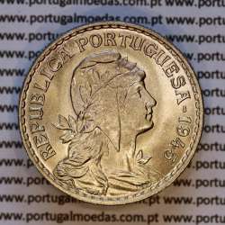 1 Escudo 1945 Alpaca, 1$00 1945 alpaca Republica Portuguesa, (Soberba), World Coins Portugal KM 578 a