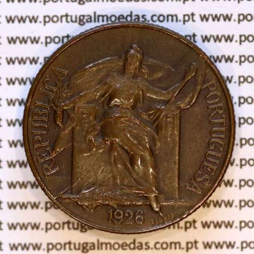 Portugal, 1 Escudo 1926 Aluminium Bronze, 1$00 1926 Aluminium Bronze Portuguese Republic, (VF+), World Coins Portugal KM 576