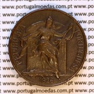 1 Escudo 1926 Bronze-Alumínio, 1$00 1926 Alumínio-Bronze Republica Portuguesa, (MBC+), World Coins Portugal KM 576