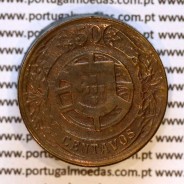 50 Centavos 1924 Bronze-Alumínio, $50 centavos 1924 Alumínio-Bronze Republica Portuguesa, (MBC), World Coins Portugal KM575