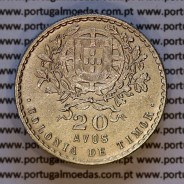 Timor coin 20 Avos 1945 Alpaca, 20 Avos 1945 Nickel brass Former Portuguese Colony of Timor, (VF+), World Coins Timor KM 6