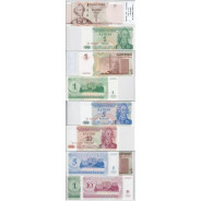 TRANSNISTRIA - LOTE DE 4 NOTAS DIFERENTES - SERIE 1994-2007 (NÃO CIRCULADAS)