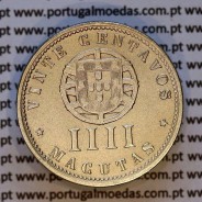 Angola, copper-nickel coin 20 centavos 1927, 4 Macutas 1927 Former Portuguese colony of Angola (VF+), World Coins Angola KM68