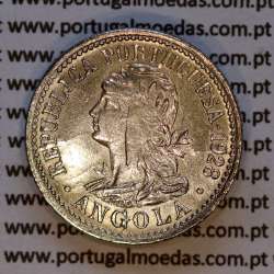 Angola, 2 Macutas 1928 em alpaca, 10 centavos 1928 Angola Ex-Colónia Portuguesa, (Bela-), World Coins Angola KM 67