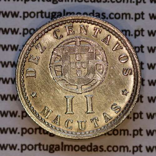 Angola, 2 Macutas 1928 em alpaca, 10 centavos 1928 Angola Ex-Colónia Portuguesa, (Bela-), World Coins Angola KM 67