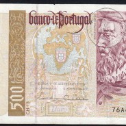 Nota de 500 Escudos 1997 João de Barros, 500$00 11/09/1997 Chapa: 13 - Banco de Portugal (Circulada), Pick 187