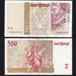 Nota de 500 Escudos 1997 João de Barros, 500$00 11/09/1997 Chapa: 13 - Banco de Portugal (Circulada), Pick 187