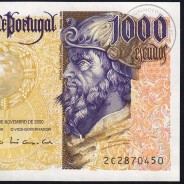 Nota de 1000 Escudos 2000 Pedro Alvares Cabral, 1000$00 07/11/2000 Chapa: 13 - Banco de Portugal (Não Circulada), Pick 188