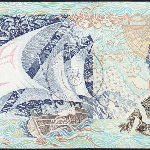 Banknote 2000 Escudos 23-5-1991 Bartolomeu Dias,Plate: 1, Bank of Portugal, World Paper Money Pick 186, (Uncirculated)