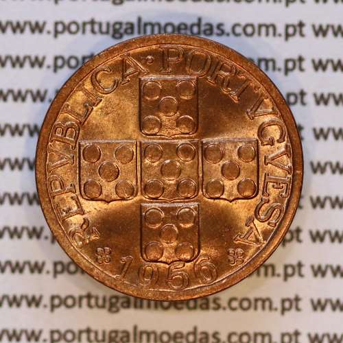 XX centavos 1956 Bronze Republica Portuguesa, 20 centavos 1956 bronze, (Soberba), World Coins Portugal KM 584