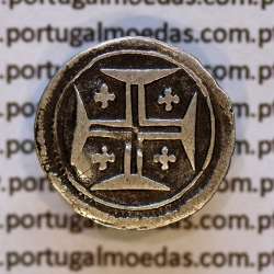 Vintém Prata D. João V (1706-1750), Esfera Armilar entre pontos - variante Rara, (MBC+), Alberto Gomes J5.41.02a