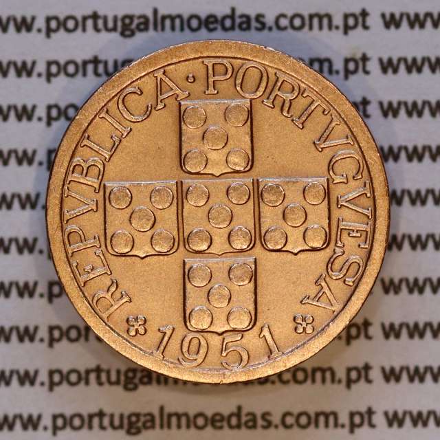 Timor 10 Avos 1951 Bronze, Ex-colónia Portuguesa Timor, (MBC+/Bela), World Coins Timor KM 5