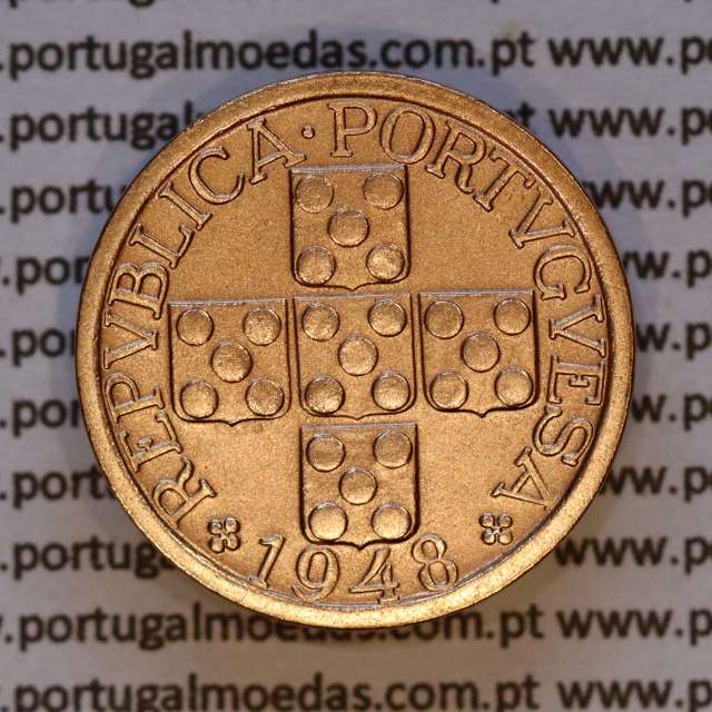 10 Avos 1948 bronze de Timor, Ex-colónia Portuguesa, (MBC+/Bela), World Coins Timor KM 5