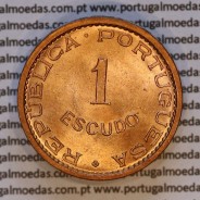 Cape Verde, 1 Escudo 1968 Bronze of Former Portuguese Colony, (UNC), World Coins Cape Verde KM 8
