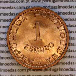 Cape Verde, 1 Escudo 1968 Bronze of Former Portuguese Colony, (UNC), World Coins Cape Verde KM 8