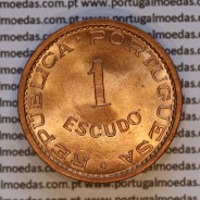Cabo Verde, 1 Escudo 1968 bronze, "1$00" escudo bronze 1968, Ex-Colónia de Cabo verde, (Soberba), World Coins Cape Verde KM 8