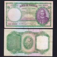 20 Escudos 1941 D.António Menezes 28/01/1941, 20$00 Vinte Escudos 28/01/1941 Chapa:6 Banco de Portugal, (C), Pick 153