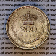 200 réis 1909 prata D. Manuel II, dois tostões prata 1909, (Bela/Soberba), World Coins Portugal KM 549