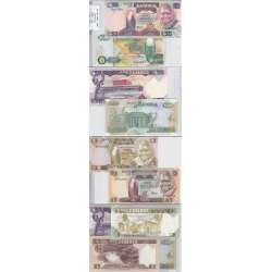 ZAMBIA - LOTE DE 4 NOTAS DIFERENTES-SERIE 1980-1992 ( NÃO CIRCULADAS)2
