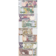 ZAMBIA - BATCH OF 4 DIFFERENT NOTES - SERIES 1980-1992 (NOT CIRCULATED)