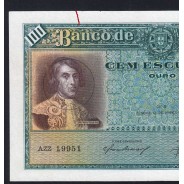 Nota 100 Escudos 1941 João Ribeiro 13/03/1941, 100$00 Cem Escudos Chapa:5 Banco de Portugal, Circulada, Pick 150