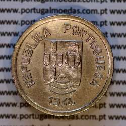 Índia, 4 Tangas 1934 Cuproníquel, Estado da India Portuguesa, (MBC), World Coins India Portuguese KM 21