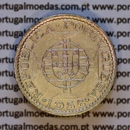Portuguese India Coin of 60 centavos alpaca 1958, from the State of Portuguese India, (AU), World Coins Portuguese India KM32