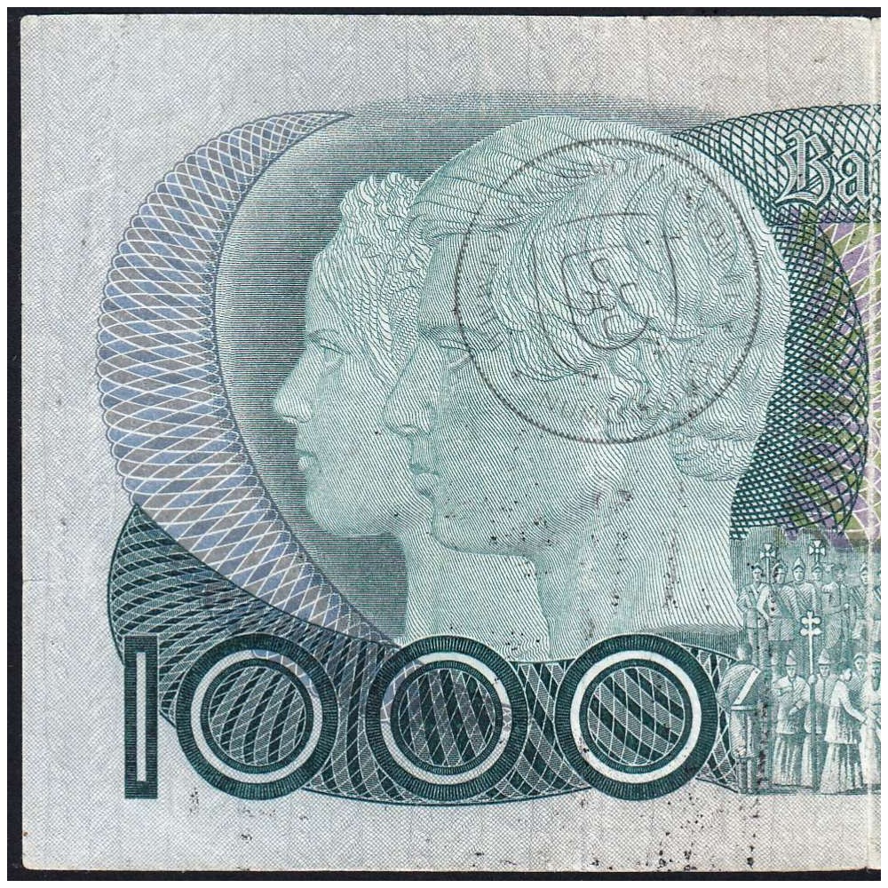 Nota de 1000 Escudos 1982 D.Pedro V, 1000$00 26/10/1982 Chapa: 11 - Banco de Portugal (Circulada), Pick 175