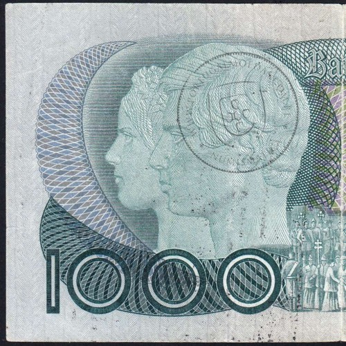 Nota de 1000 Escudos 1982 D.Pedro V, 1000$00 26/10/1982 Chapa: 11 - Banco de Portugal (Circulada), Pick 175