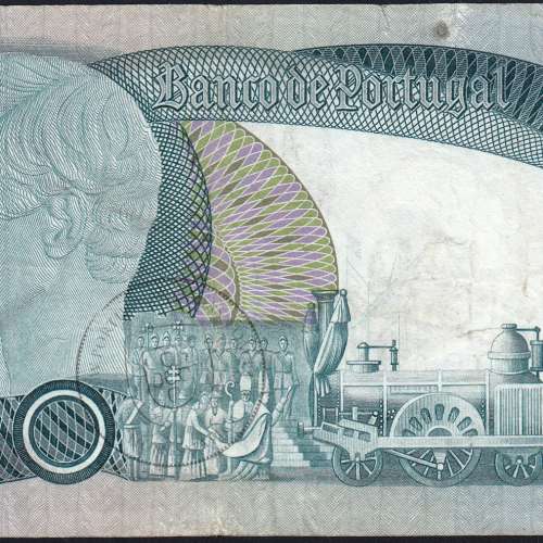 1000 Escudos Banknote 1968 D. Pedro V, 1000$00 28/05/1968 Plate: 11 - Bank of Portugal (Circulated), Pick 175