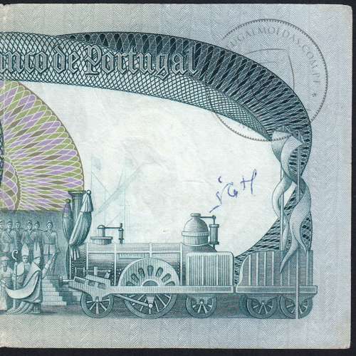 1000 Escudos Banknote 1968 D. Pedro V, 1000$00 28/05/1968 Plate: 11 - Bank of Portugal (Circulated), Pick 175