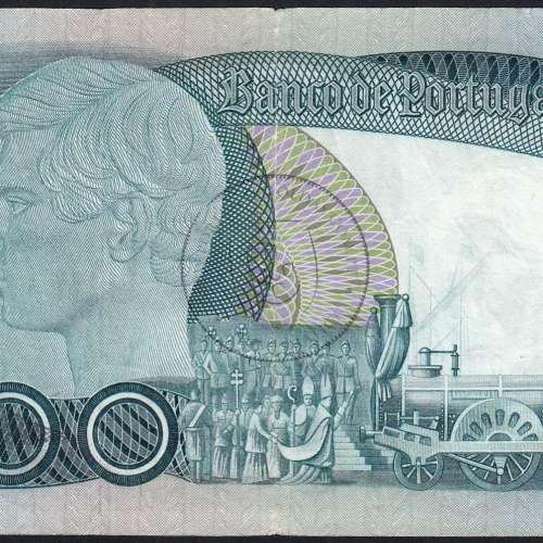 1000 Escudos Banknote 1968 D. Pedro V, 1000$00 28/05/1968 Plate: 11 - Bank of Portugal (Circulated), Pick 175