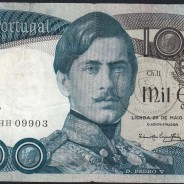 Nota de 1000 Escudos 1968 D.Pedro V, 1000$00 28/05/1968 Chapa: 11 - Banco de Portugal (Circulada), Pick 175