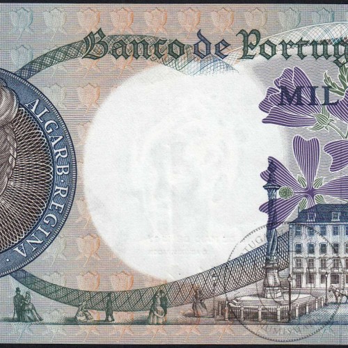 Nota de 1000 Escudos 1967 D.Maria II, 1000$00 19/05/1967 Chapa: 10 - Banco de Portugal (Pouco Circulada), Pick 172