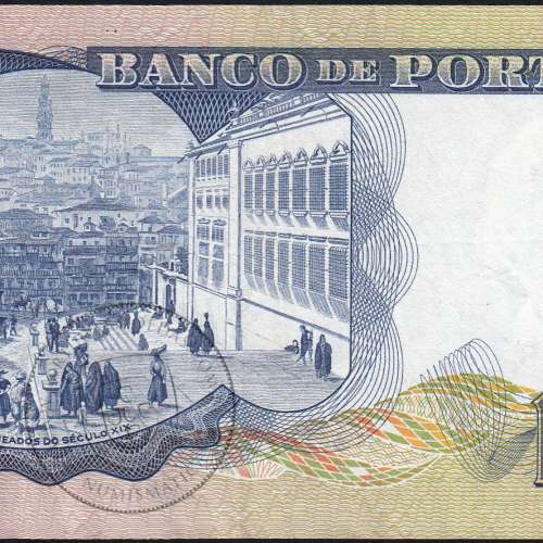 Nota de 100 Escudos 1965 Camilo Castelo Branco, 100$00 30/11/1965 Chapa: 7 - Banco de Portugal (Circulada), Pick 169