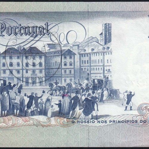 100 Escudos Bocage 04.06.1985, One Hundred Escudos 4 June 1985 Plate 8 - Bank of Portugal, (C), Pick 178e