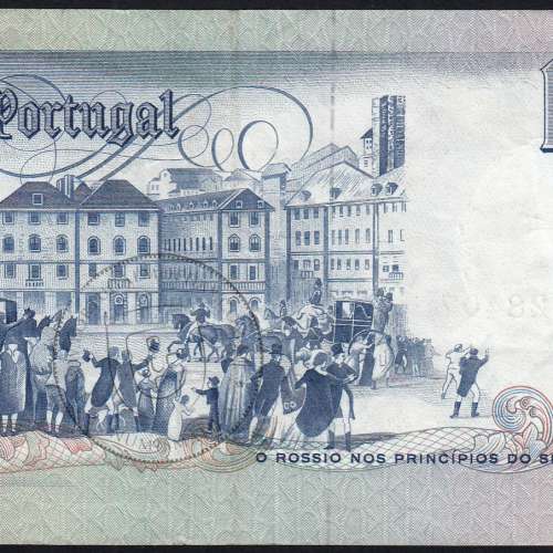 100 Escudos Bocage 04.06.1985, One Hundred Escudos 4 June 1985 Plate 8 - Bank of Portugal, (C), Pick 178e